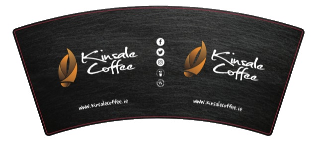 KINSALE COFFEE 12OZ DW COMP CUP X500(N)